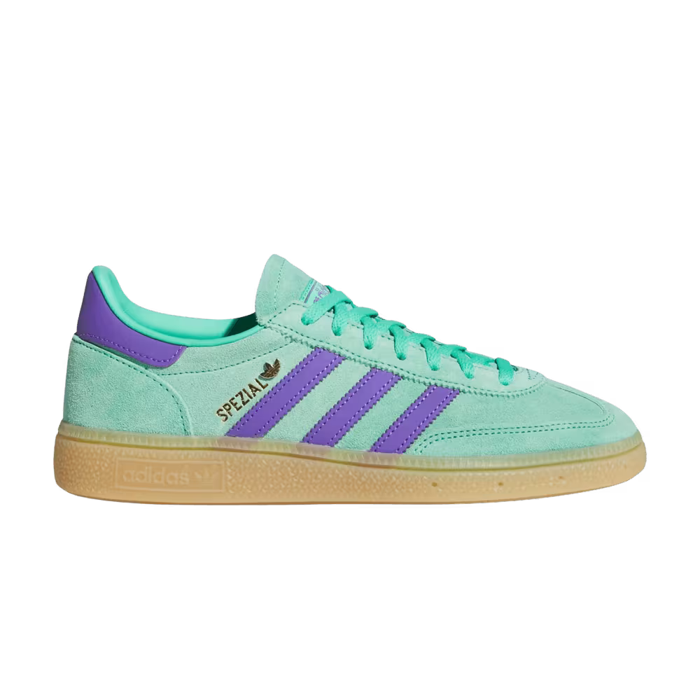 adidas Women's Handball Spezial Hi-Res Green Purple Rush Gold
