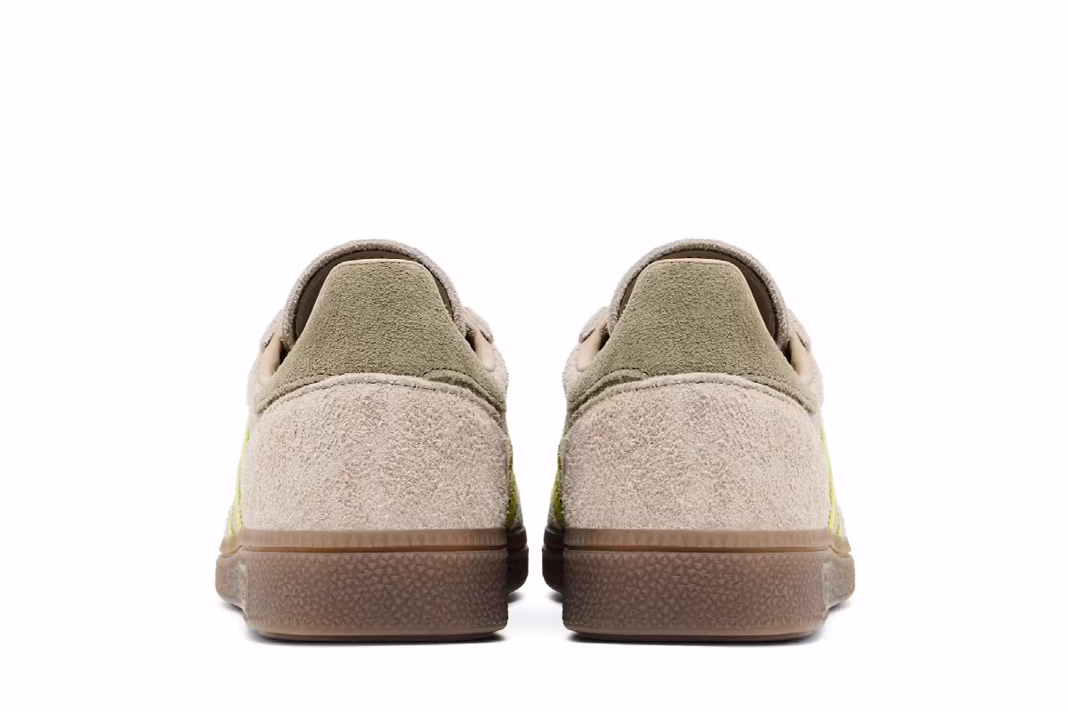 adidas Women's Handball Spezial Trace Khaki Semi Frozen Yellow Clay, view 7