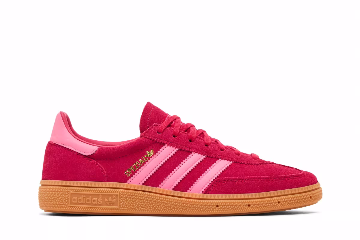 adidas Handball Spezial J Ruby Red Lucid Pink, view 2
