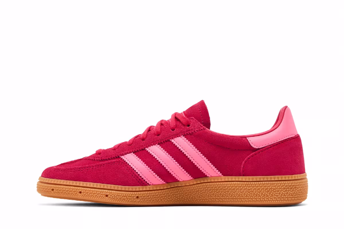 adidas Handball Spezial J Ruby Red Lucid Pink, view 4