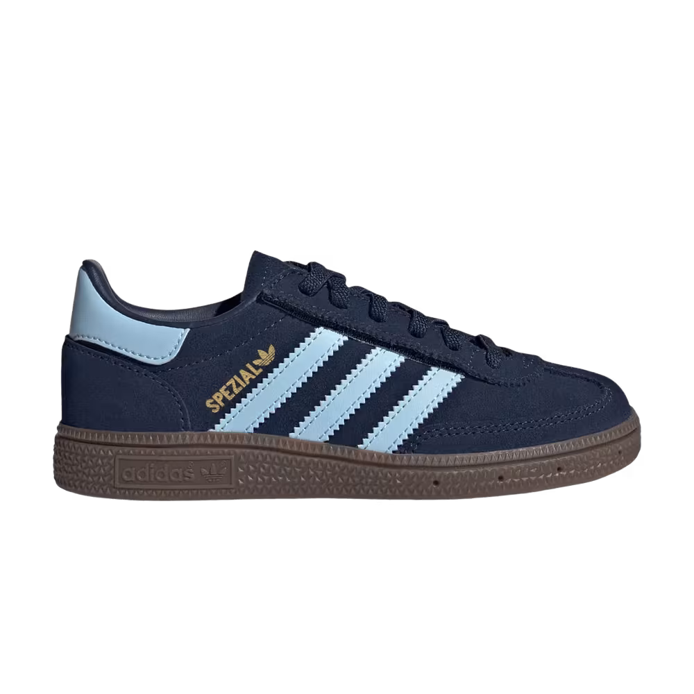 adidas Handball Spezial Little Kid Collegiate Navy Clear Sky Gum