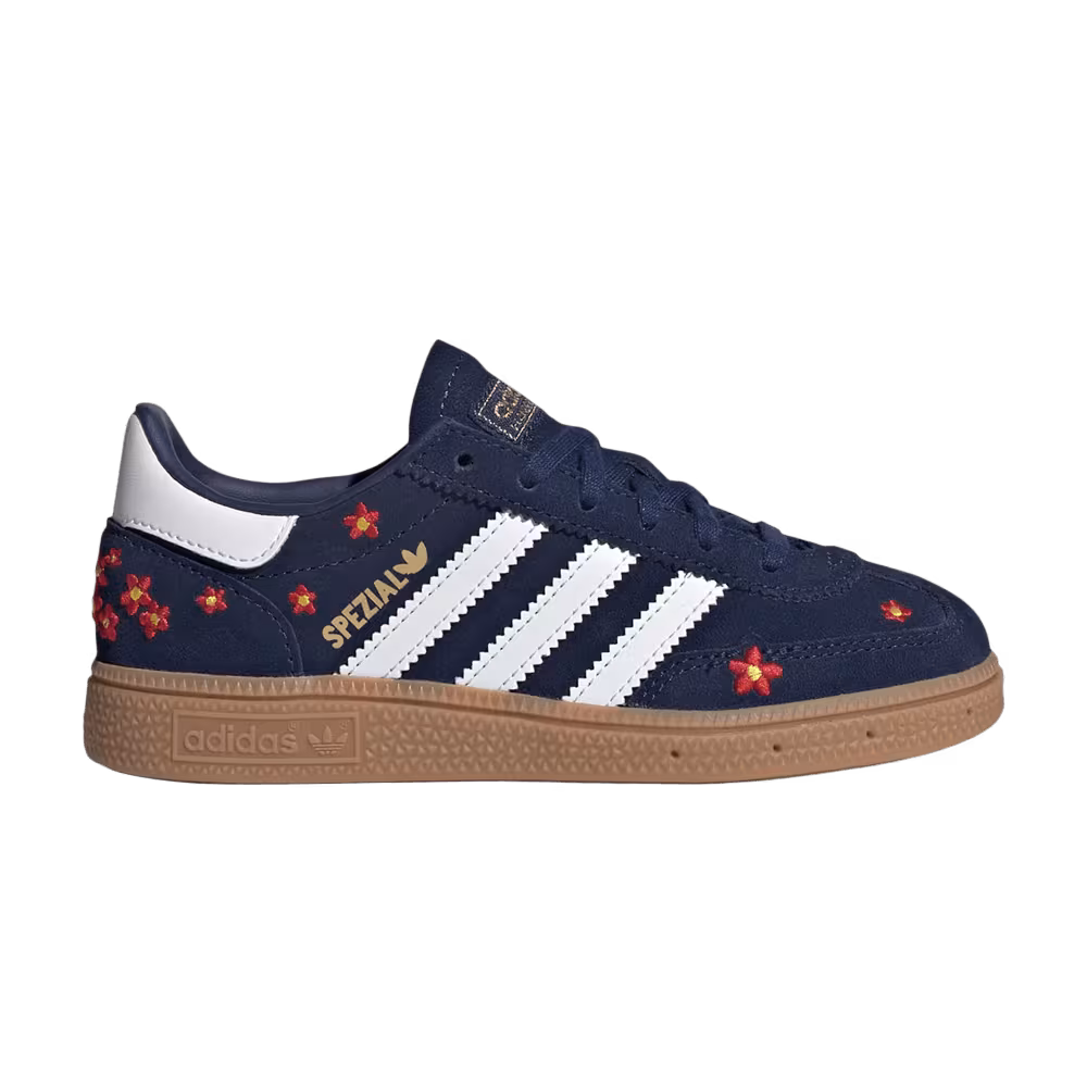 adidas Originals Handball Spezial Little Kid Dark Blue Cloud White