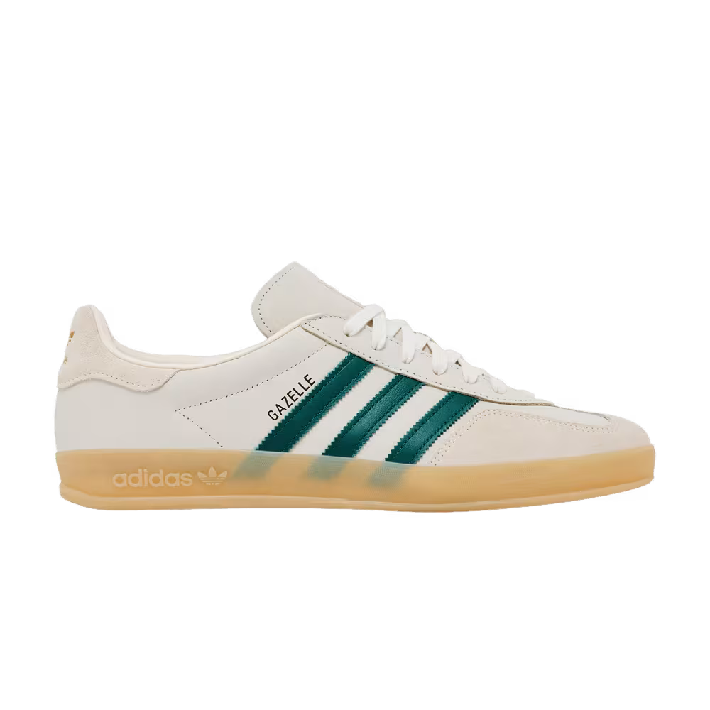 adidas Gazelle Indoor Cream White Collegiate Green Gum