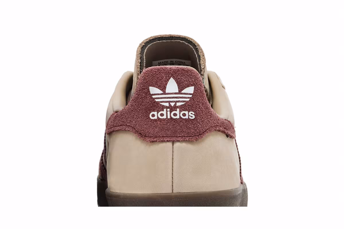 adidas Originals Gazelle Indoor Trace Khaki Fox Brown Cloud White, view 8