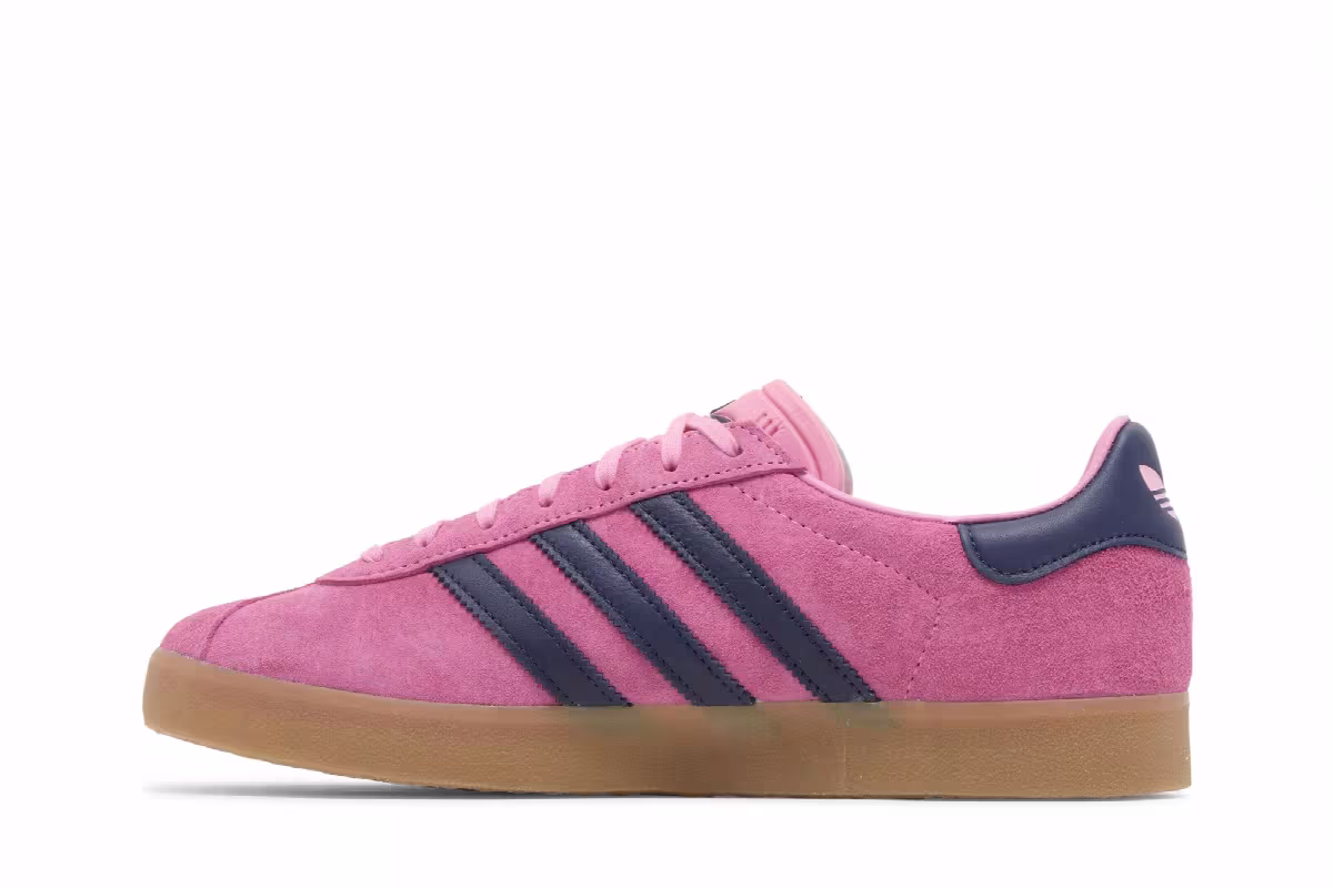 adidas Men's Gazelle 85 Bliss Pink Dark Blue, view 4