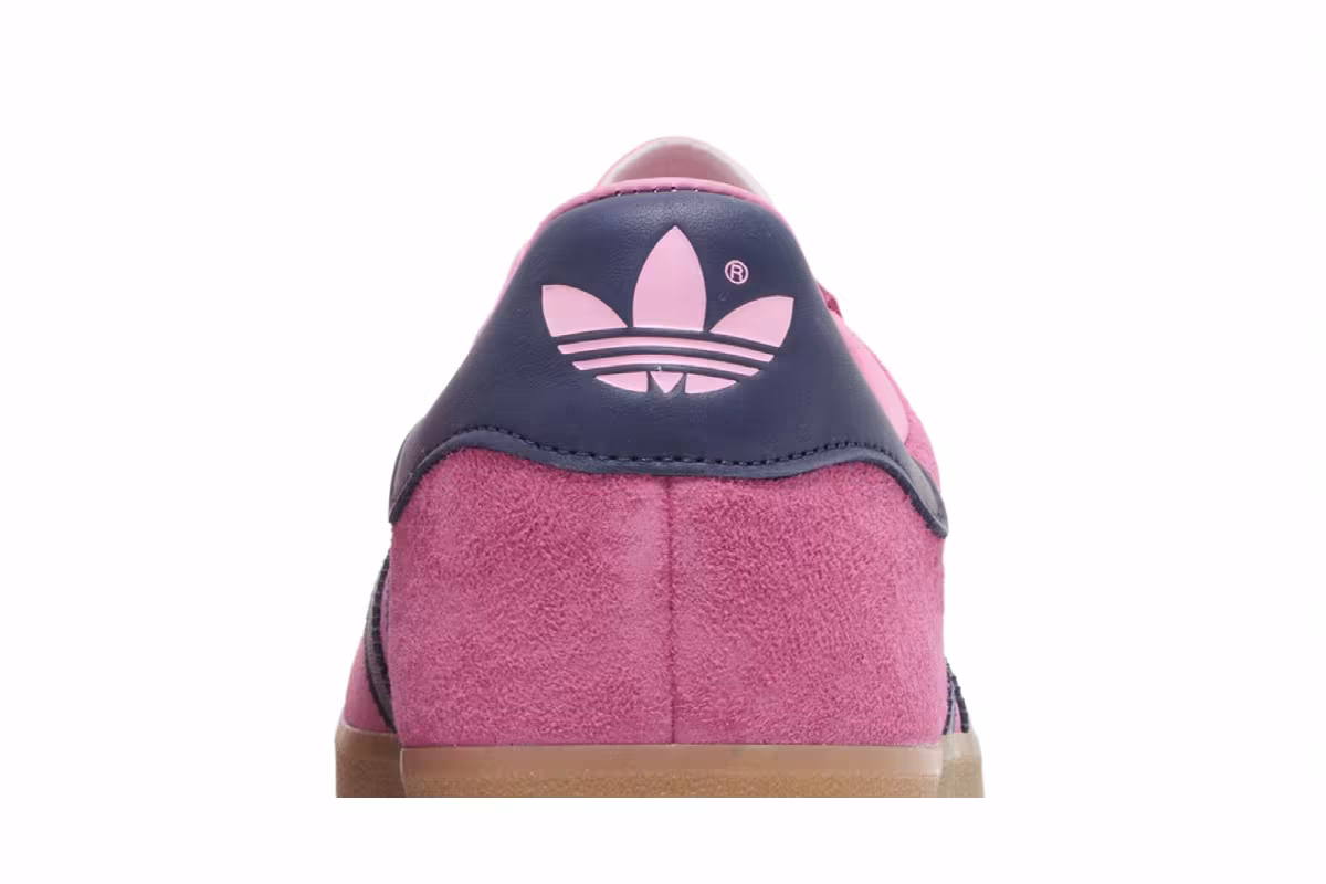 adidas Men's Gazelle 85 Bliss Pink Dark Blue, view 8