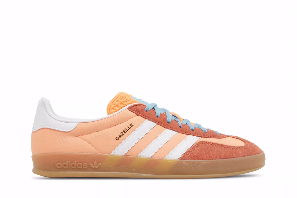 adidas Gazelle Indoor Beam Orange Gum, view 2