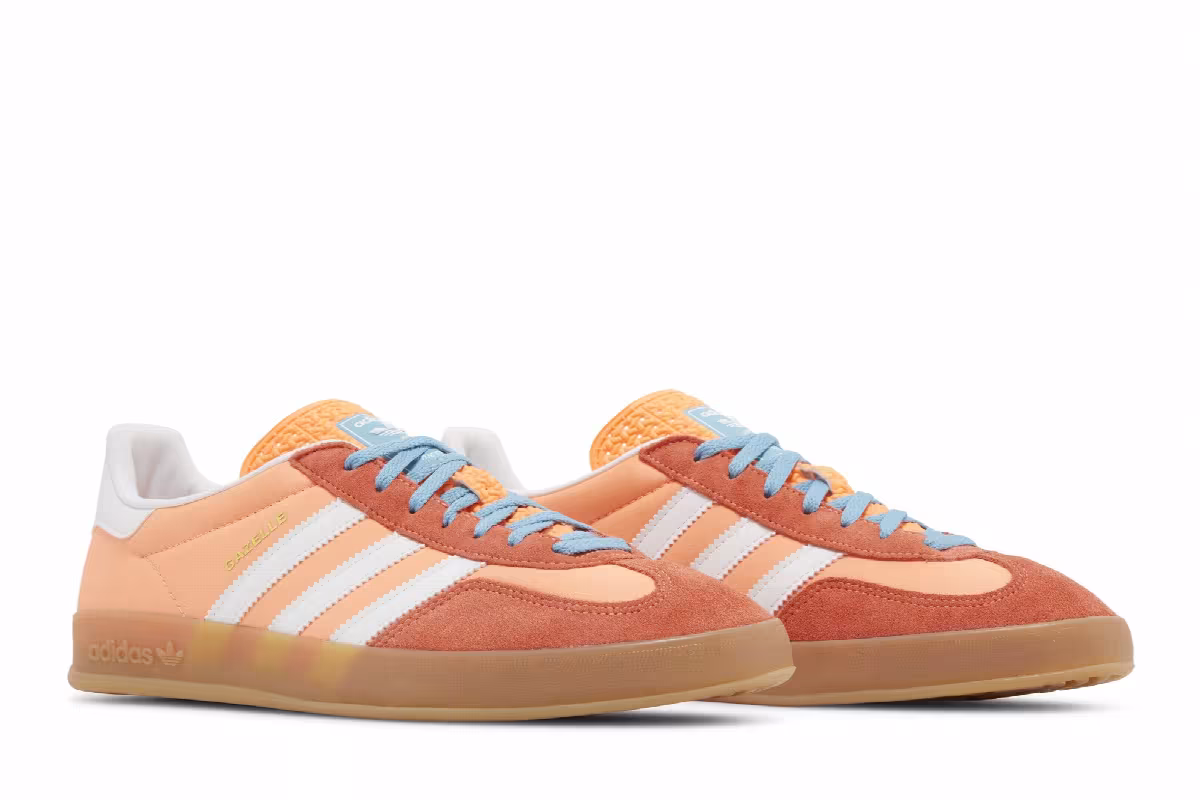 adidas Gazelle Indoor Beam Orange Gum, view 9