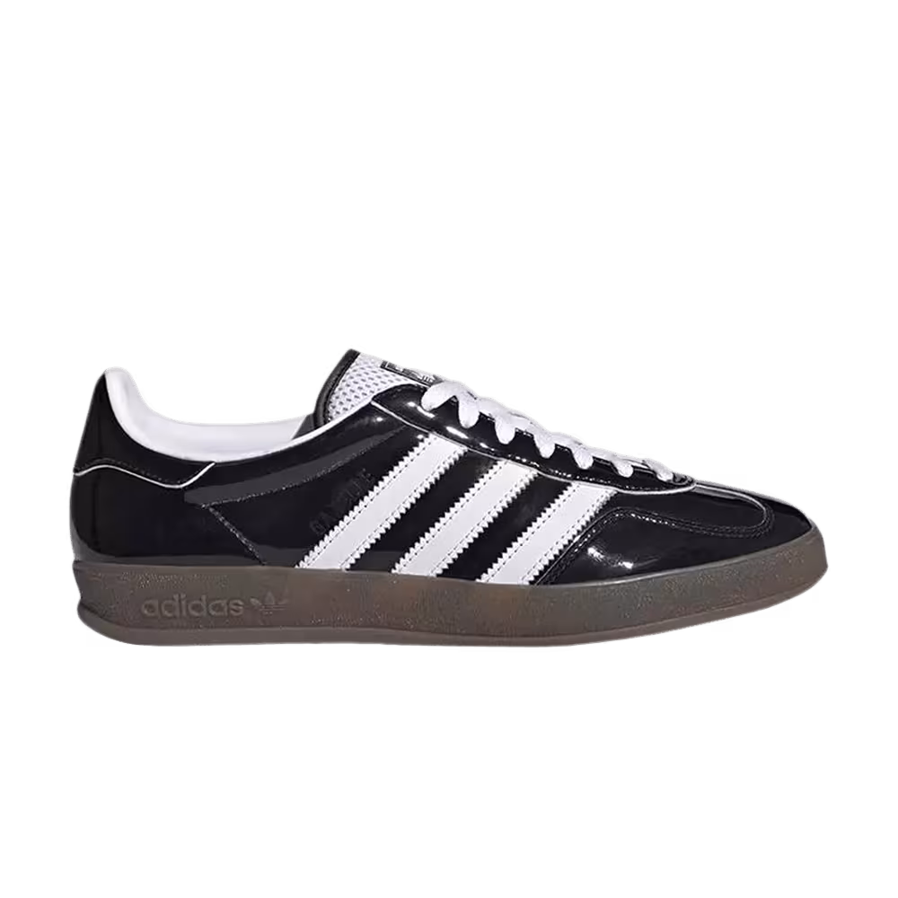 adidas Gazelle Indoor Core Black Patent Leather