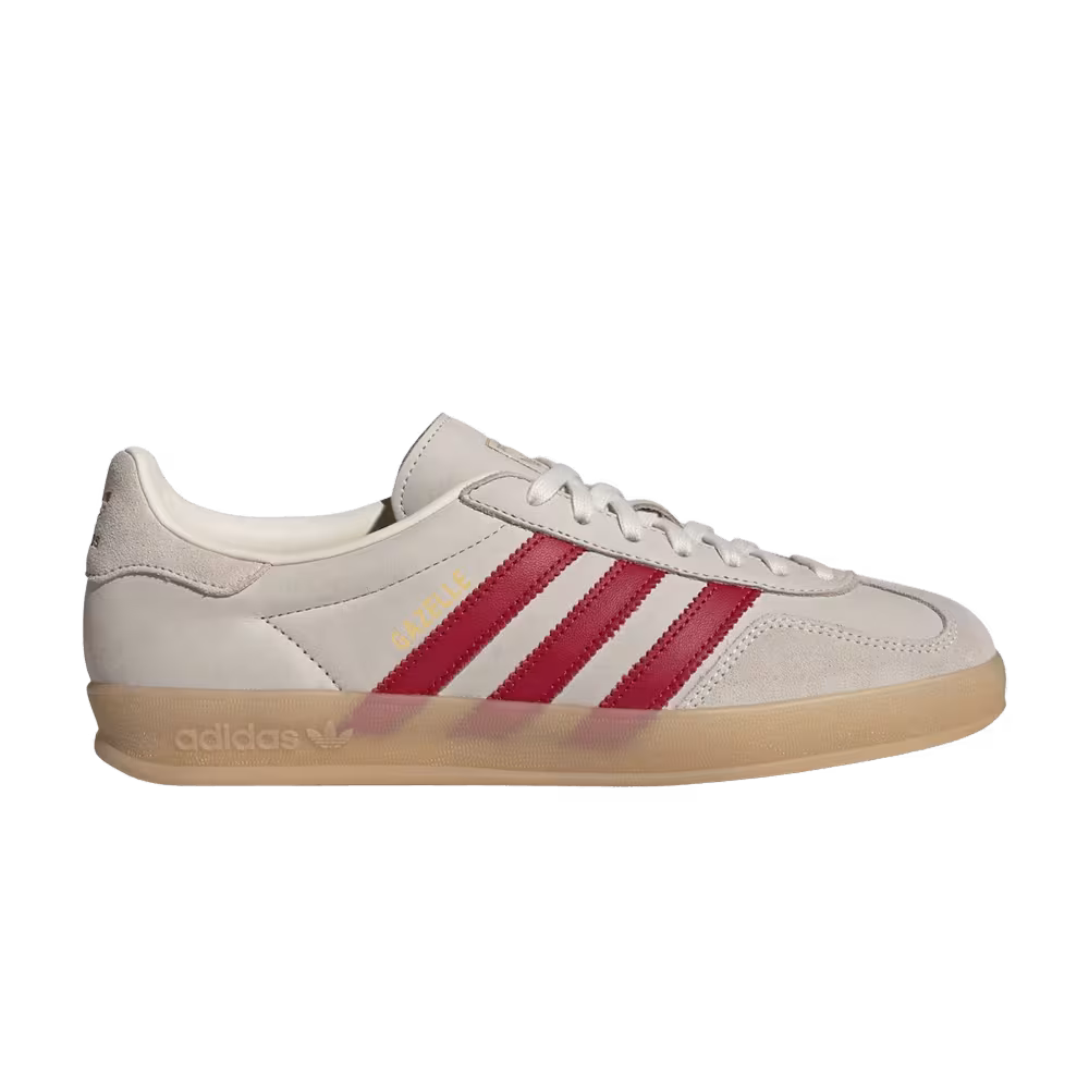 adidas Gazelle Indoor Cream White Team Victory Red Gum