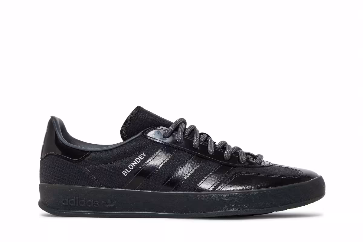 Blondey McCoy x adidas Gazelle Indoor Grey Carbon, view 2