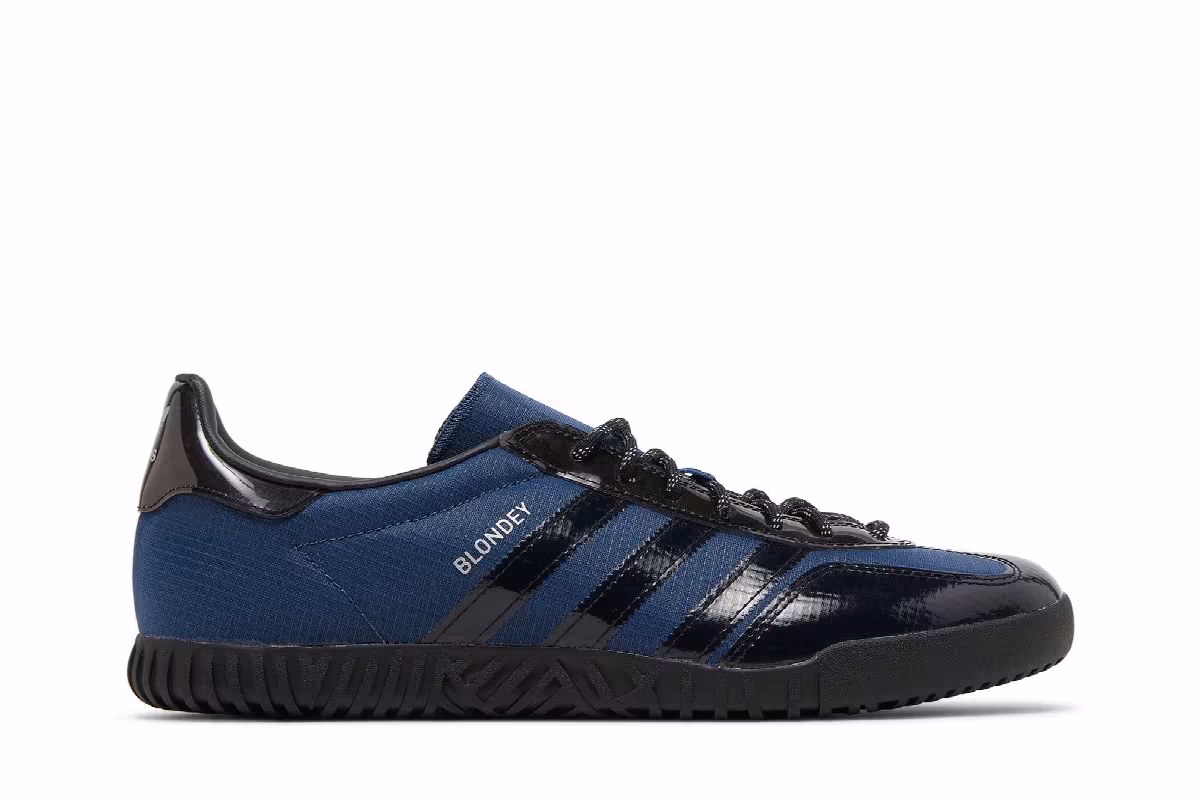 Blondey McCoy x adidas Gazelle Indoor Mineral Blue Black, view 2