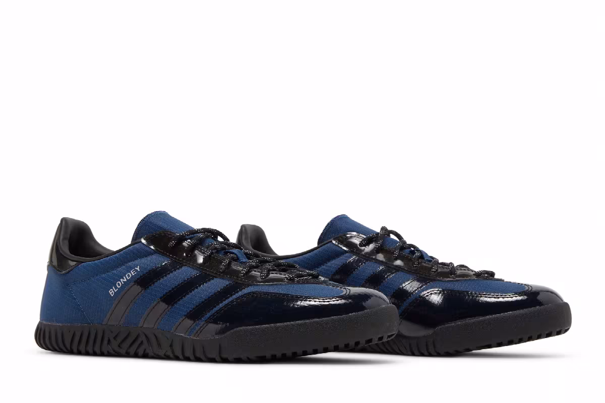 Blondey McCoy x adidas Gazelle Indoor Mineral Blue Black, view 9
