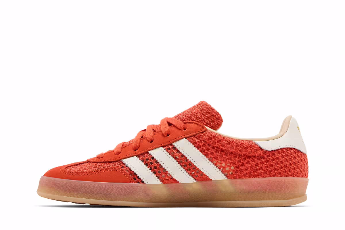 adidas Gazelle Indoor Orange Off White, view 4