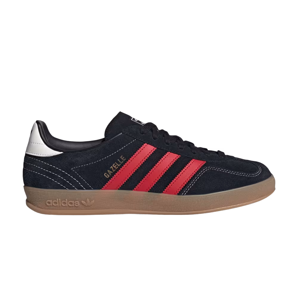 adidas Gazelle Indoor Core Black Better Scarlet Gum