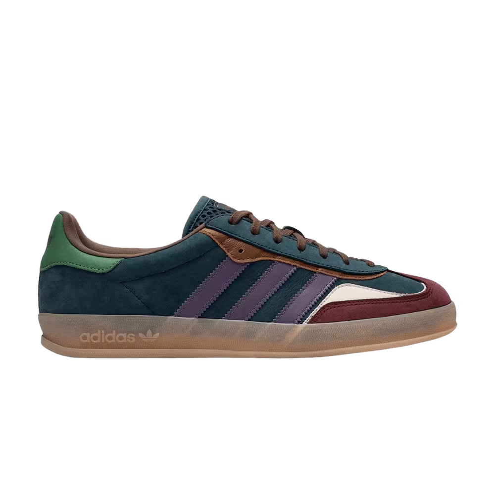 adidas Gazelle Indoor Teal Purple Burgundy