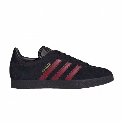Adidas Gazelle 'Black Collegiate Burgundy'