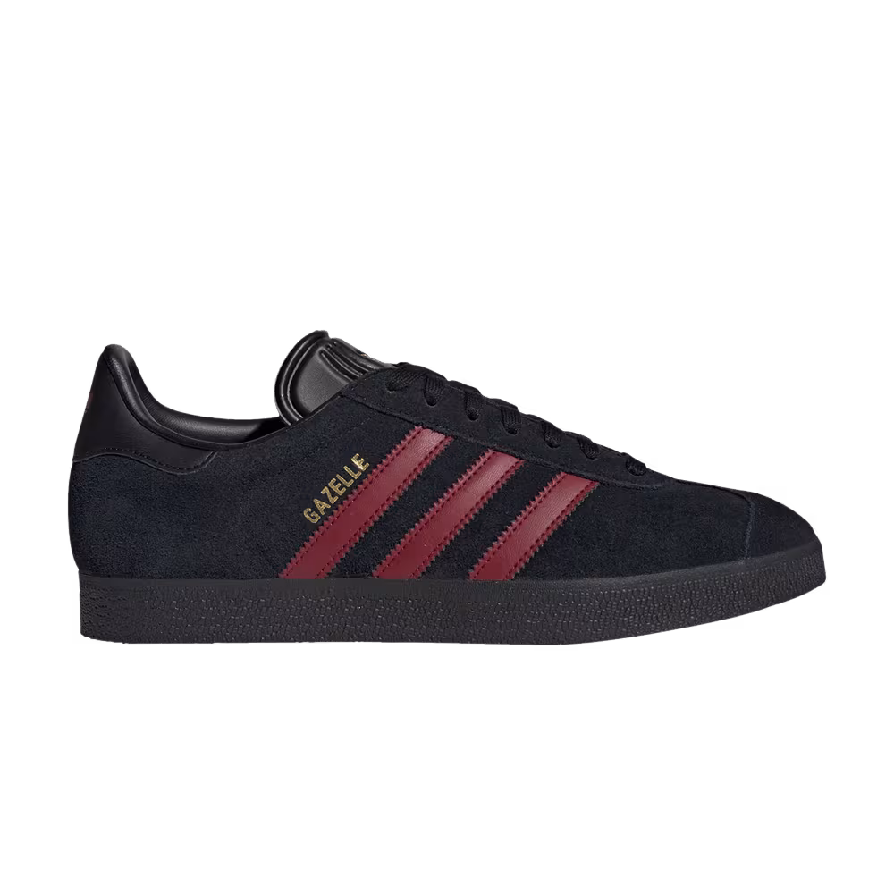 Adidas Gazelle Black Collegiate Burgundy