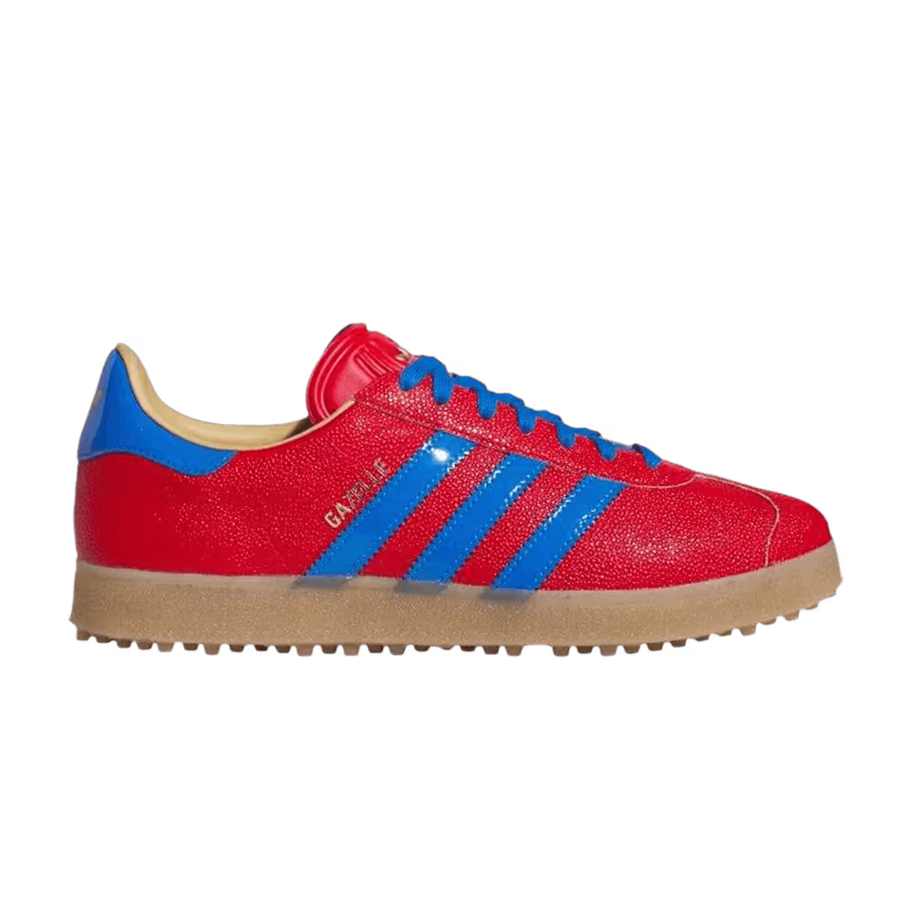 adidas Gazelle Golf Lux Scarlet Bluebird Gum