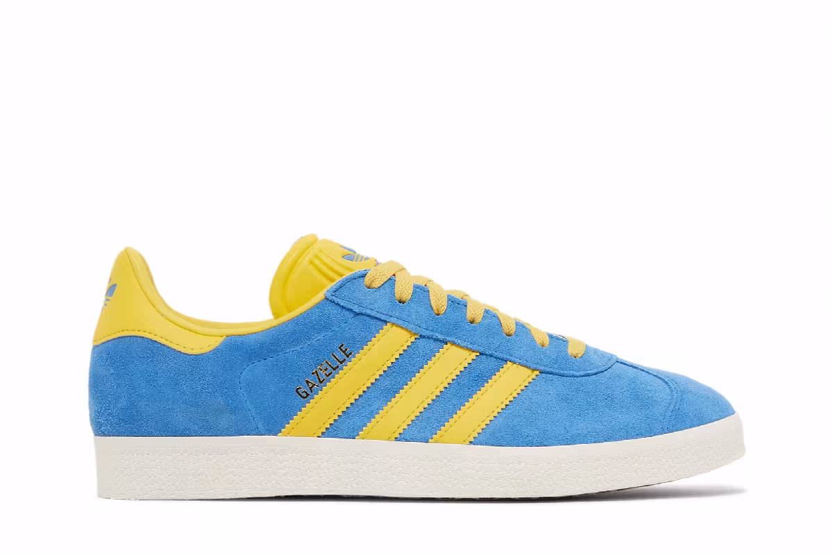 Adidas Gazelle Blue Bold Gold, view 2
