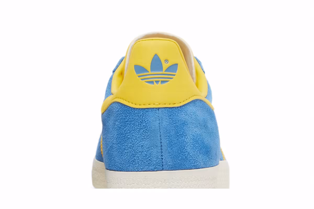 Adidas Gazelle Blue Bold Gold, view 8