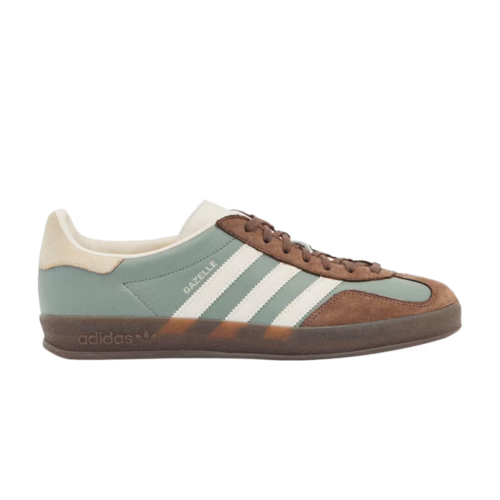 Adidas Gazelle Indoor Silver Green Earth Strata