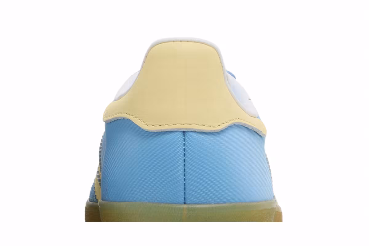adidas Women's Gazelle Indoor Blue Burst Yellow, view 8