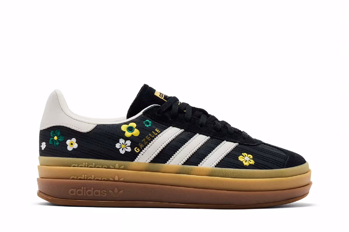Liberty London x adidas Women's Gazelle Bold Black Floral, view 2