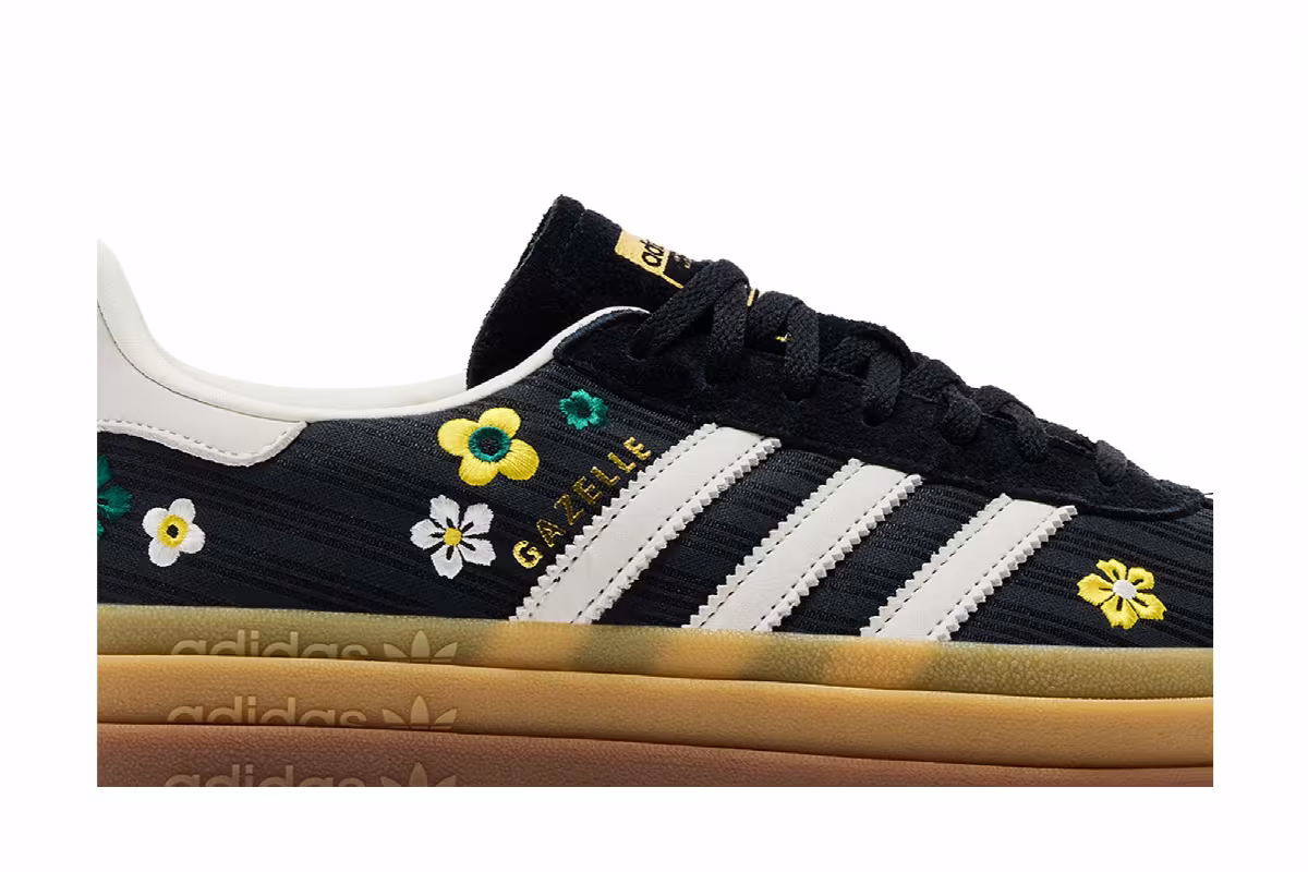 Liberty London x adidas Women's Gazelle Bold Black Floral, view 3