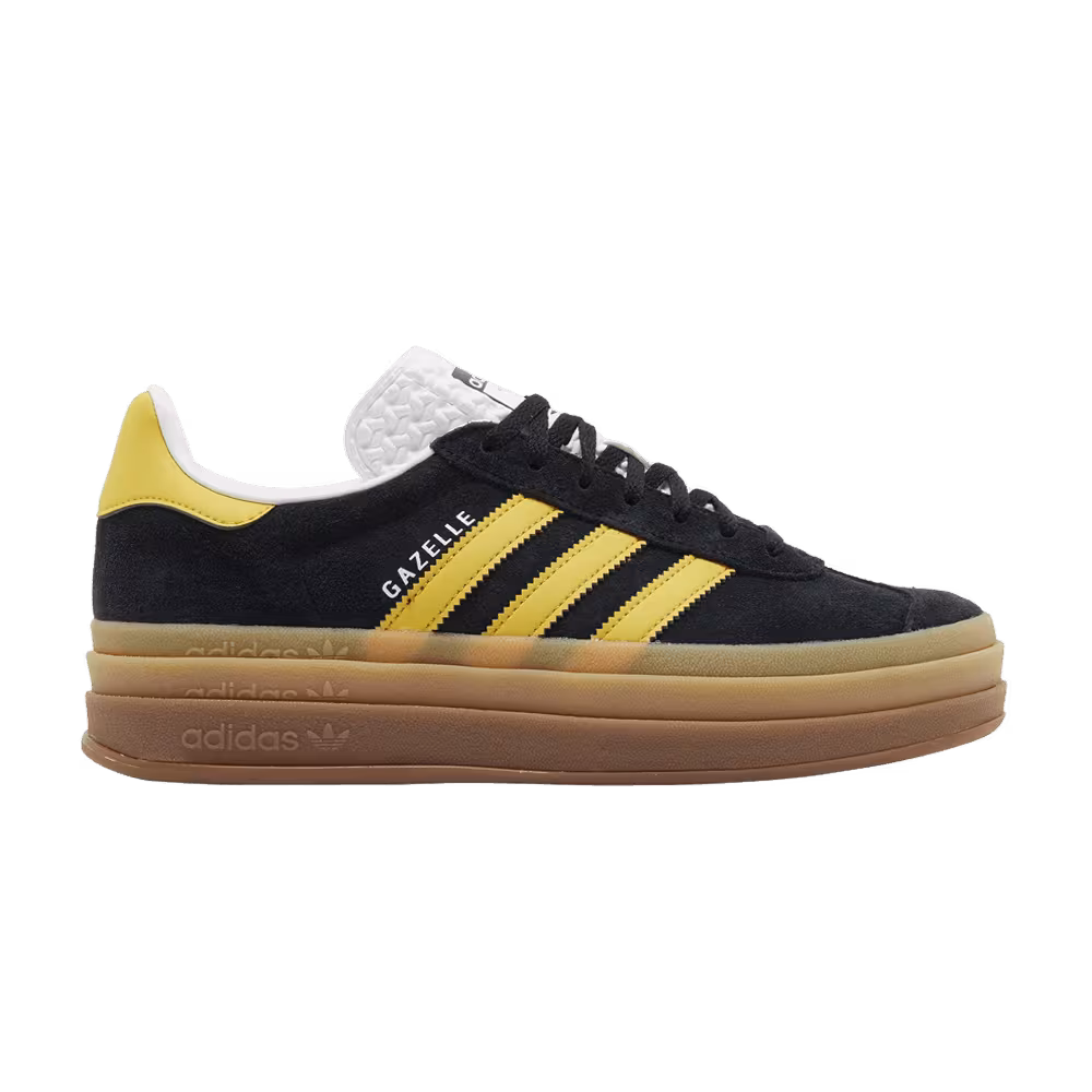 adidas Women's Gazelle Bold Black Bold Gold