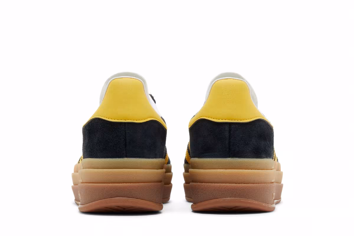 adidas Women's Gazelle Bold Black Bold Gold, view 7