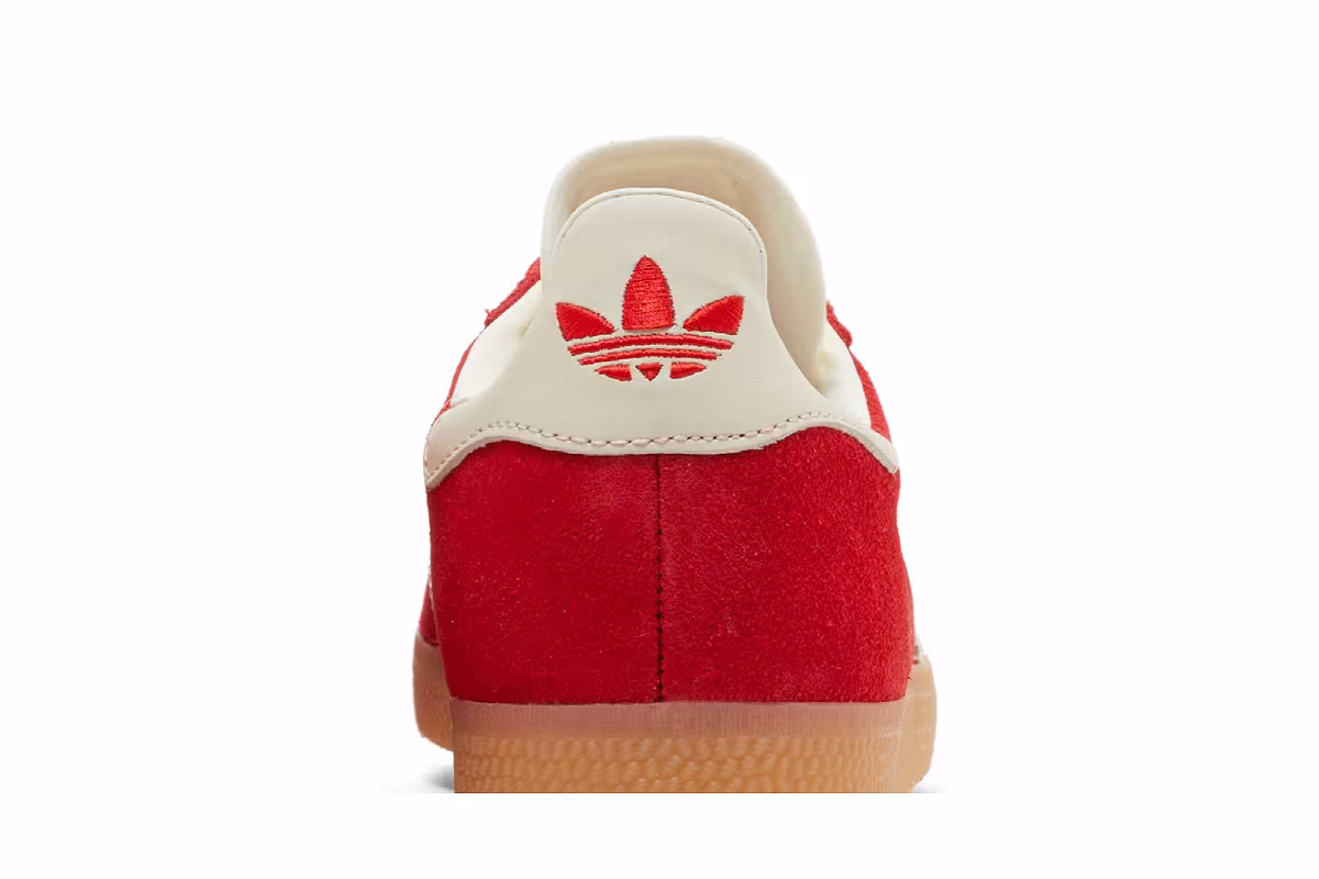 adidas Women's Gazelle Scarlet Aluminum, view 8