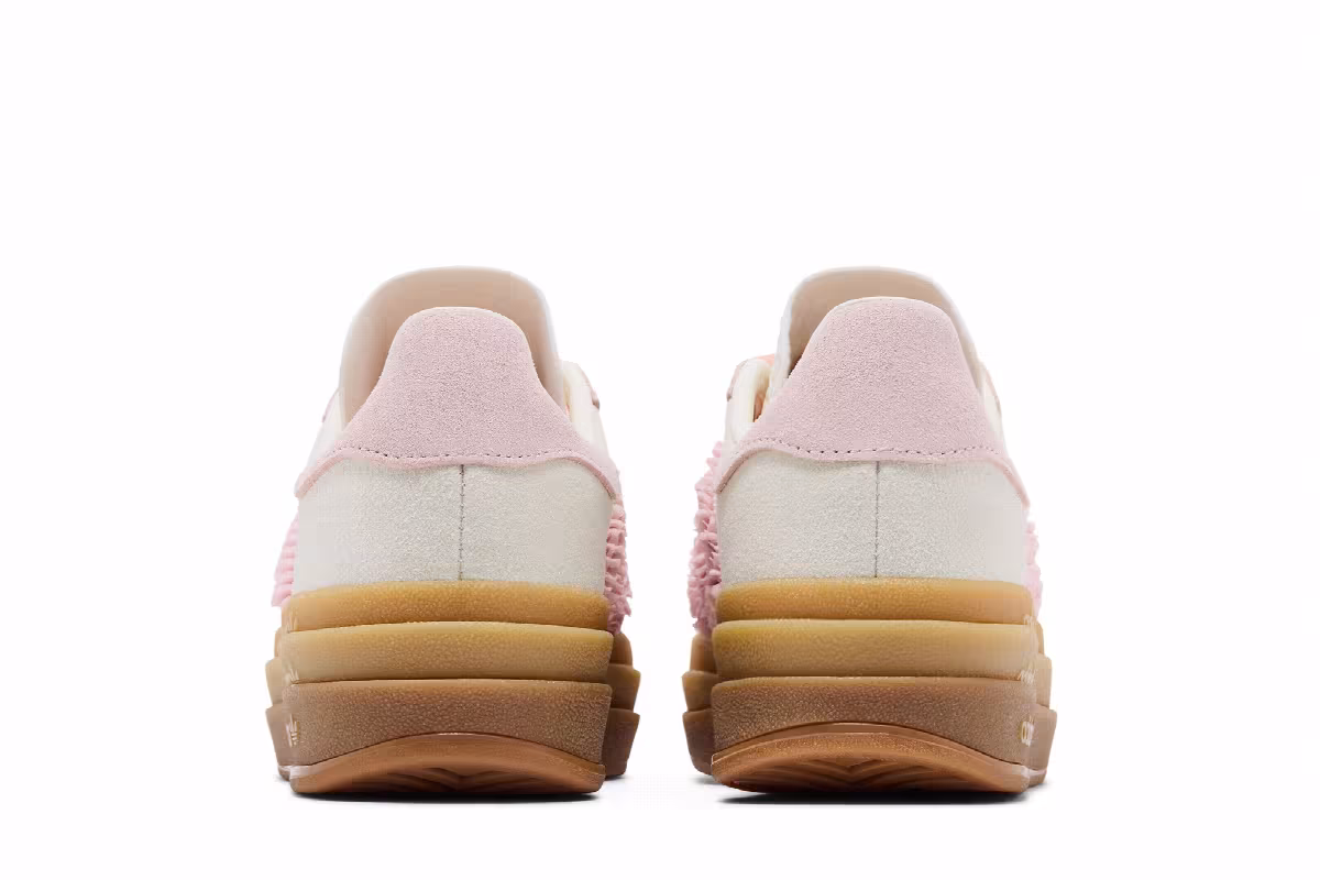adidas Women's Gazelle Bold Pink Ruffle Lace, view 7