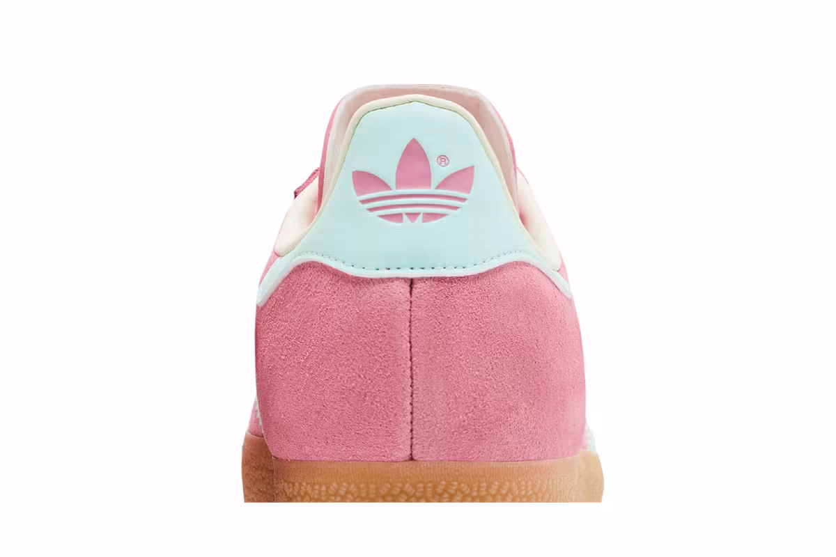 adidas Women's Gazelle Bliss Pink Clear Mint, view 8