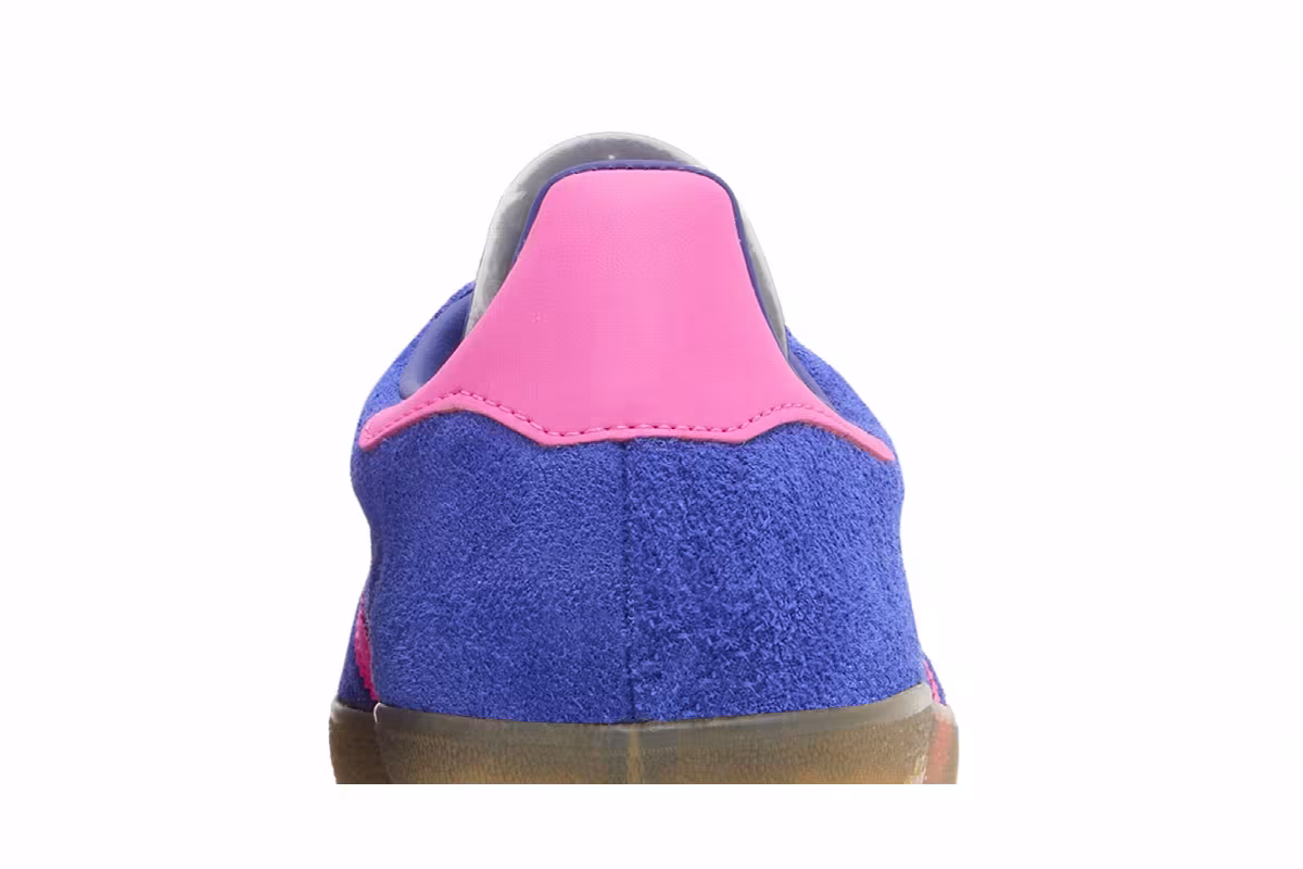 adidas Women's Gazelle Indoor Blue Lucid Pink, view 8