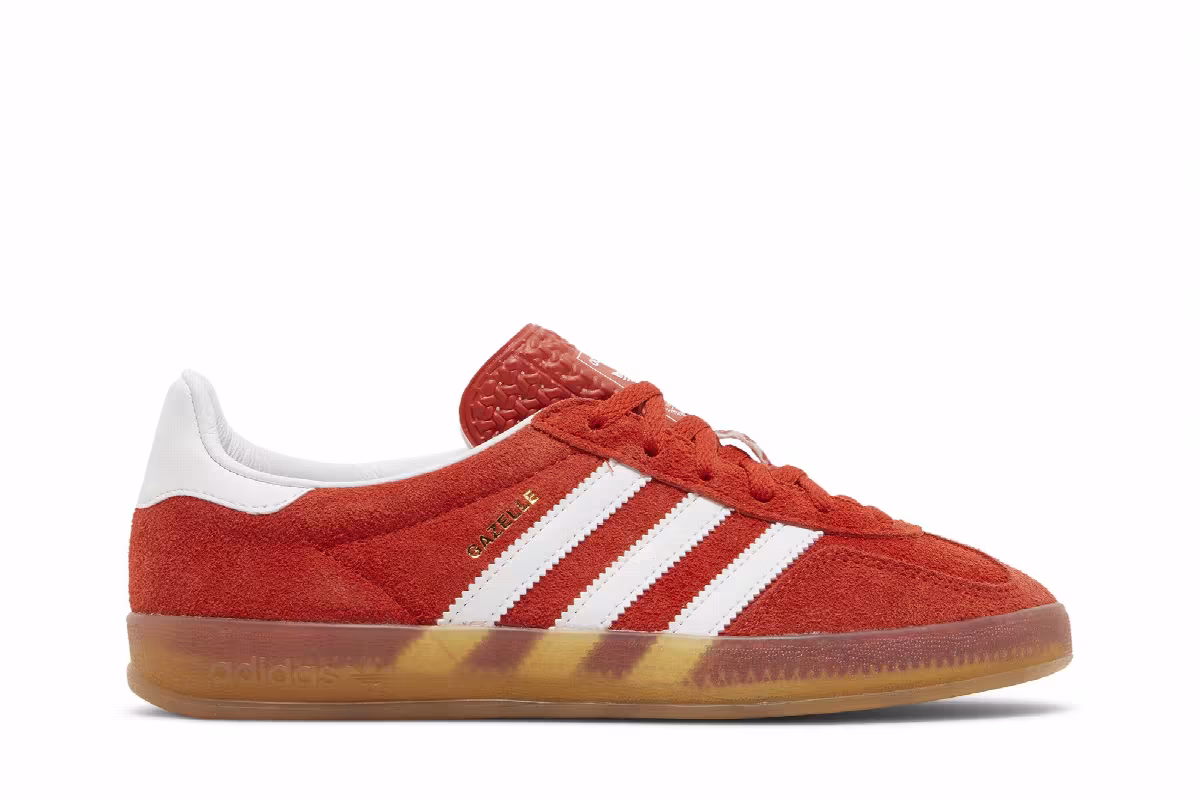 adidas Women's Gazelle Bold Orange Gum, view 2