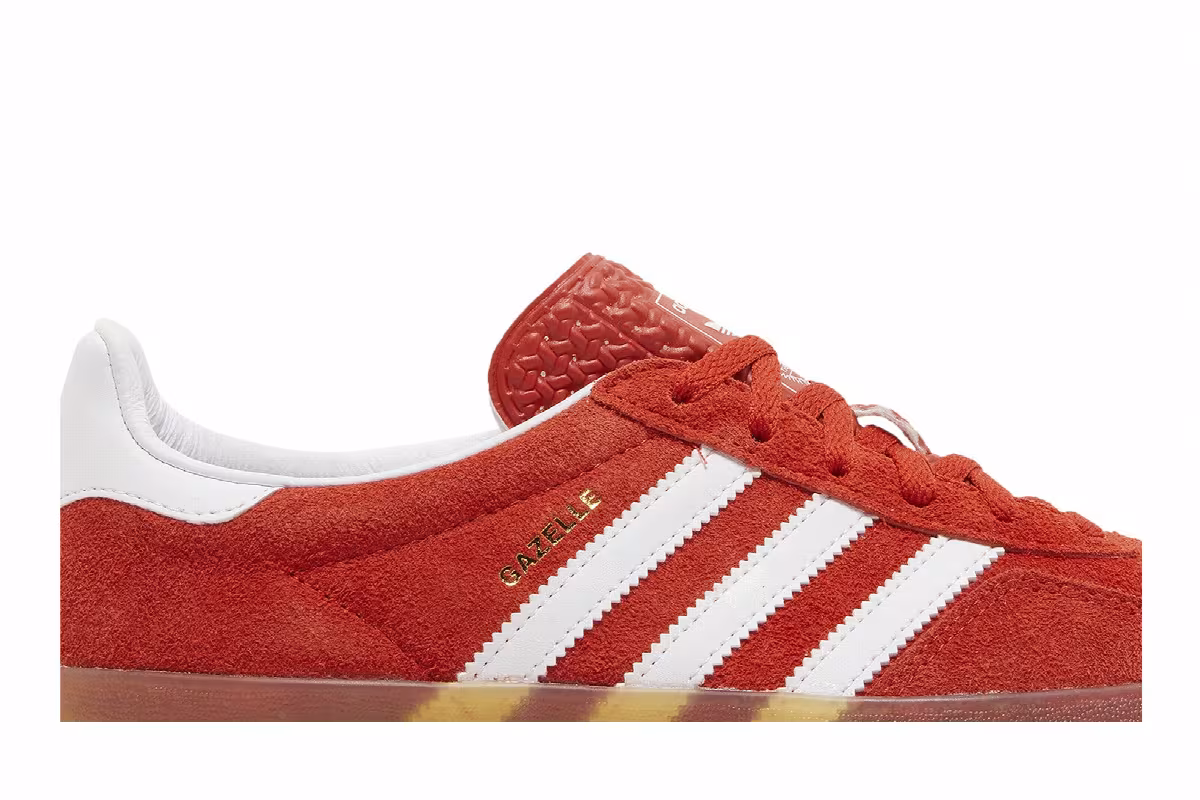 adidas Women's Gazelle Bold Orange Gum, view 3