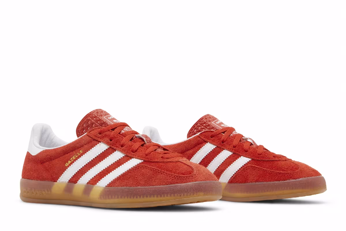 adidas Women's Gazelle Bold Orange Gum, view 9