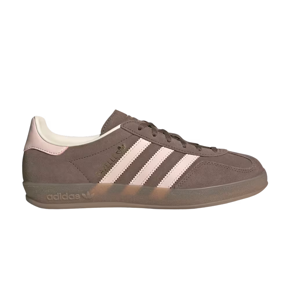 adidas Women's Gazelle Indoor Earth Strata Wonder Quartz Gum