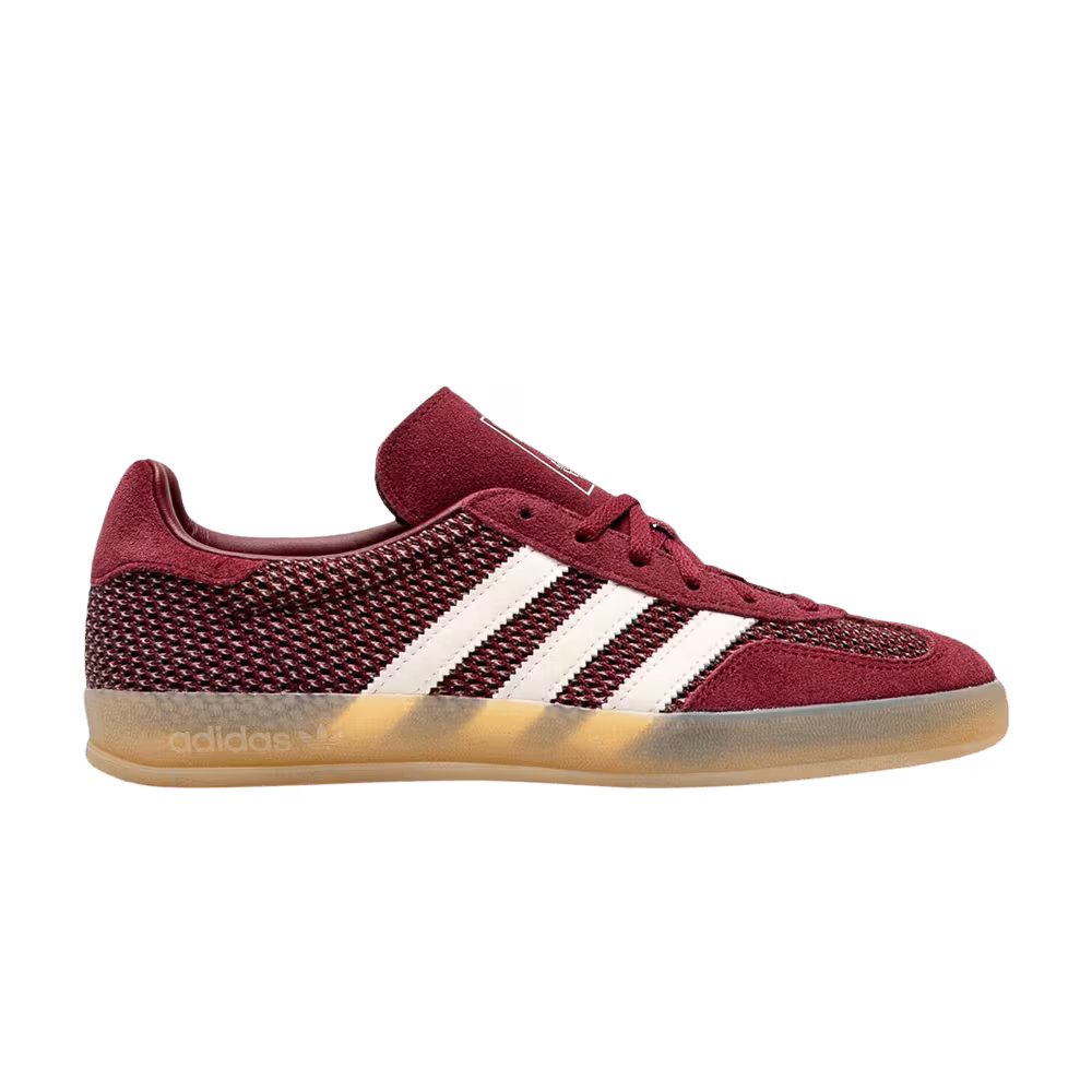adidas Women's Gazelle Indoor Shadow Red Wonder Beige