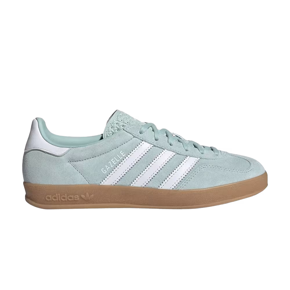 adidas Women's Gazelle Indoor Ash Green White