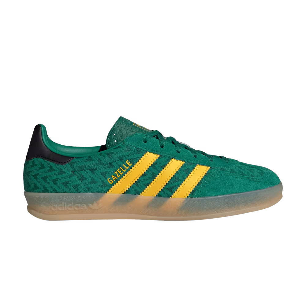 adidas Women's Gazelle Bold Green EQT Yellow