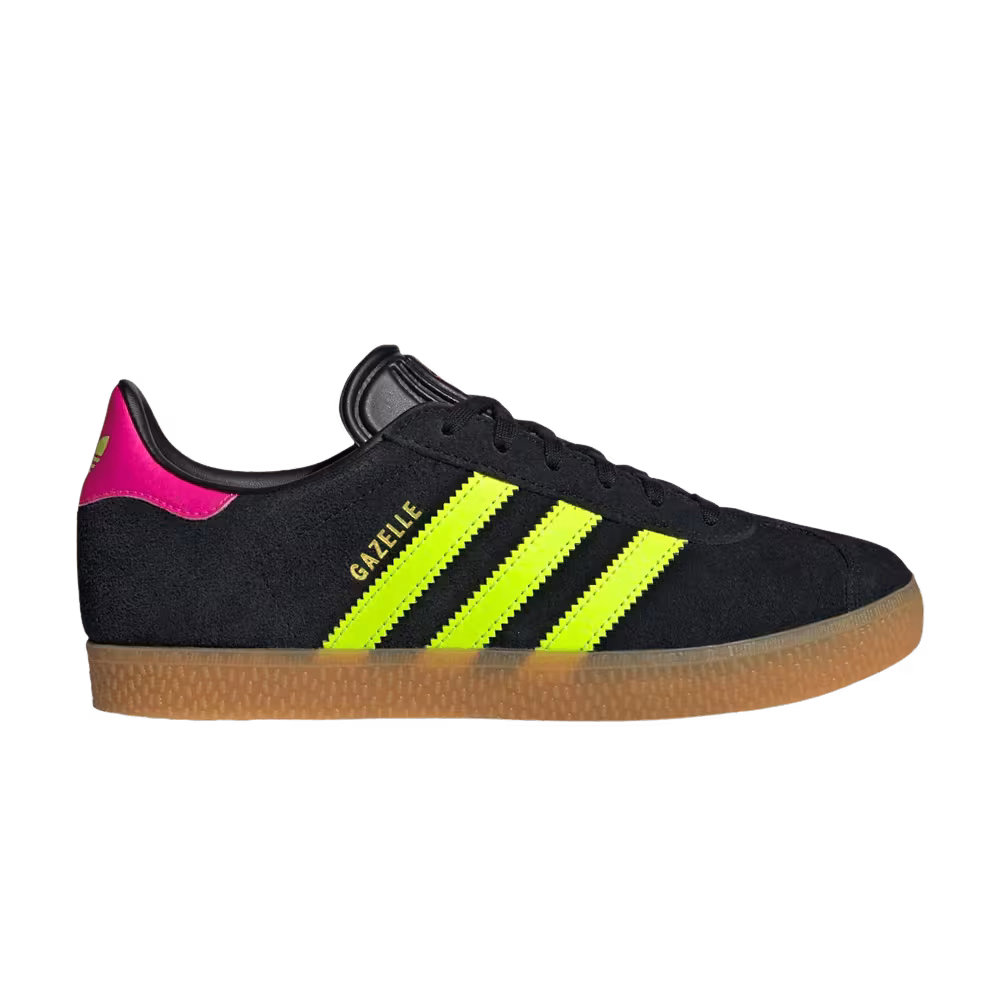 adidas Originals Gazelle Core Black/Signal Green/Shock Pink