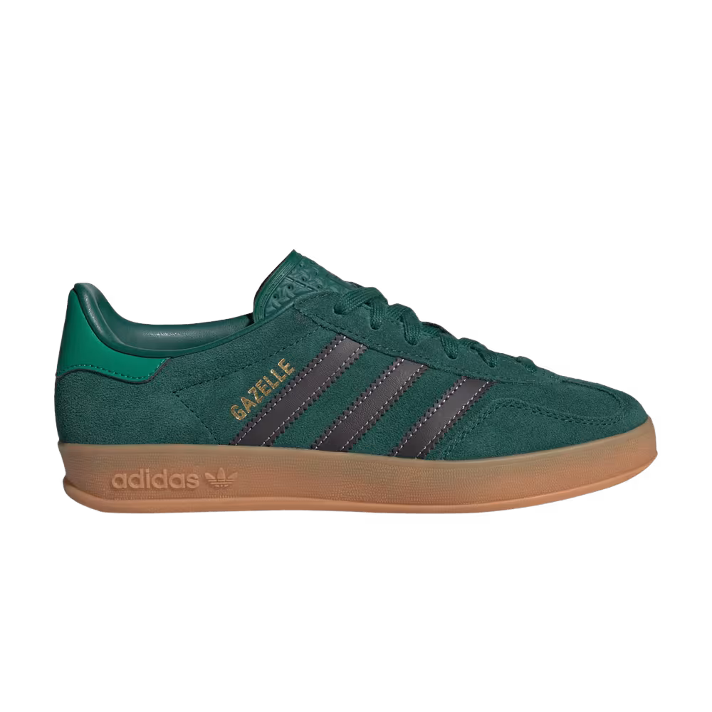 adidas Gazelle Indoor J Collegiate Green Aurora Coffee