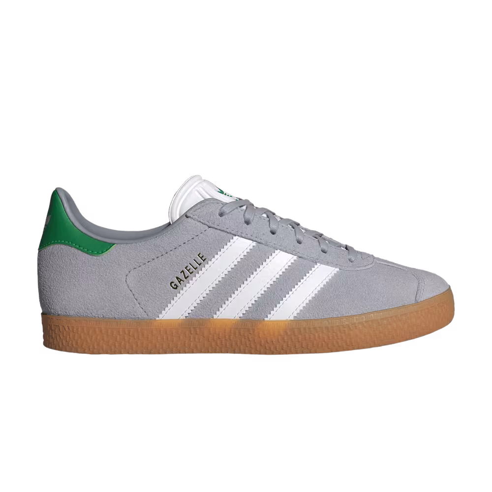 adidas Gazelle J Silver Green
