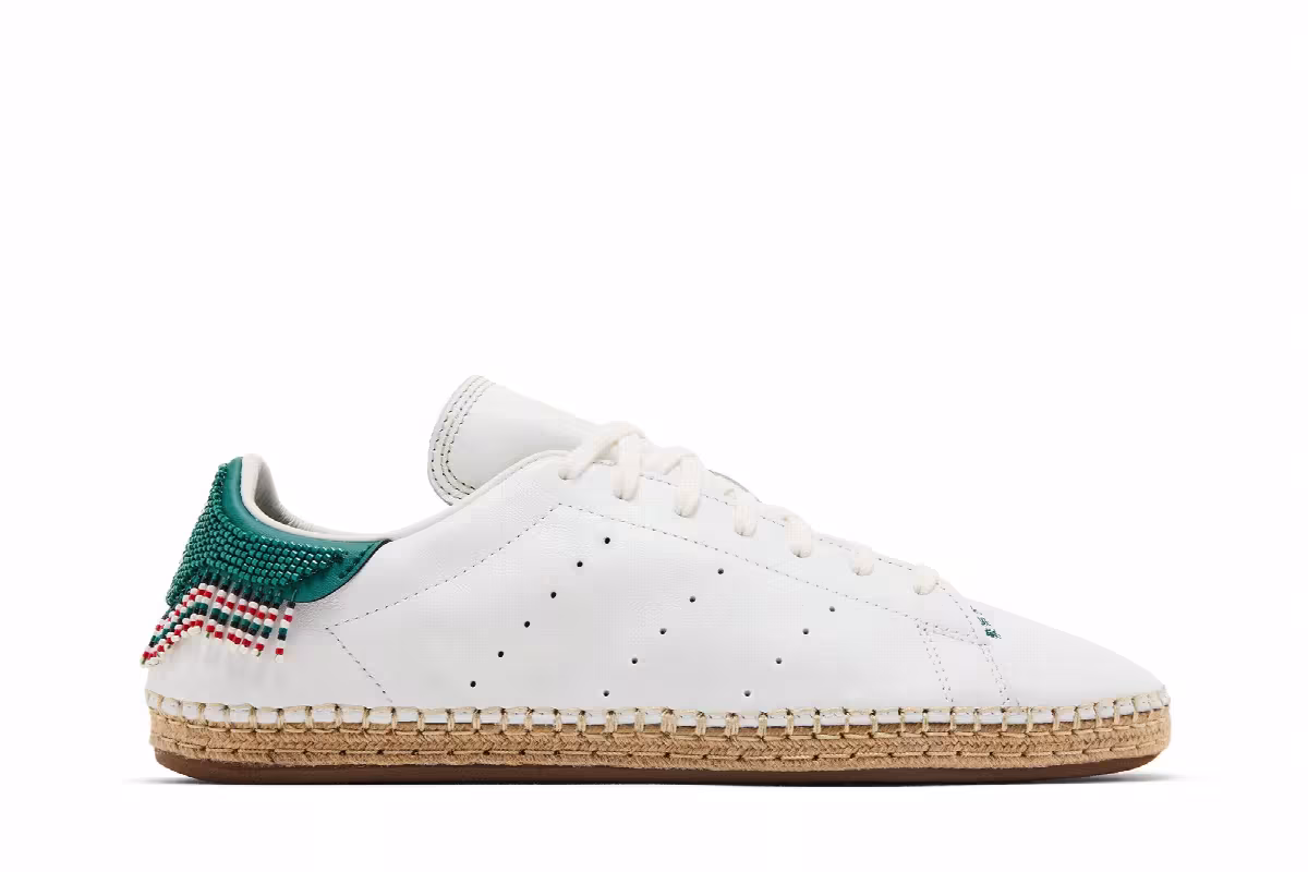 CLOT x adidas Stan Smith Espadrille Beaded, view 2