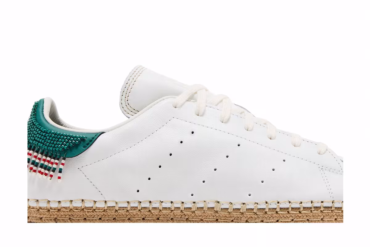 CLOT x adidas Stan Smith Espadrille Beaded, view 3