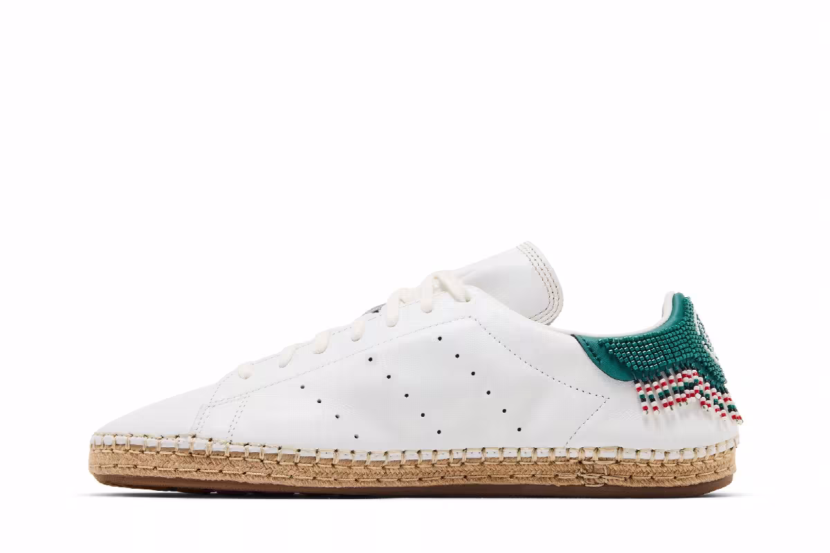CLOT x adidas Stan Smith Espadrille Beaded, view 4