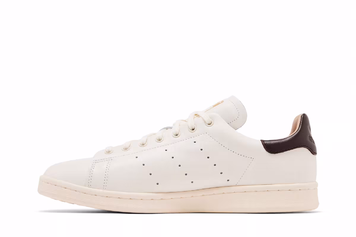 adidas Stan Smith Lux Off White Dark Brown, view 4