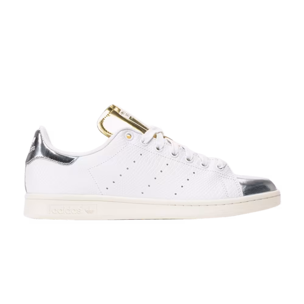 Adidas Stan Smith White Silver Gold